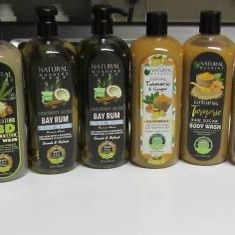 9 Brand New - Natural Body Washes - Natural Wunderz and 1 Herbist Natural Body Wash. $45.00 FOR ALL.