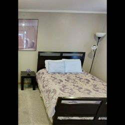 Queen Bedframe + Matress + Box Spring