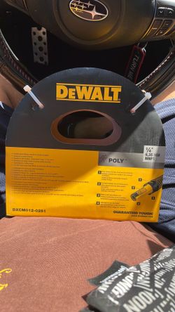 Dewalt air compressor hose 1/4’’x50’ brand new