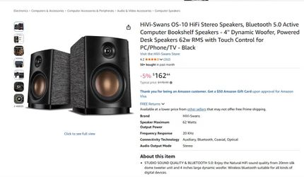 HiVi-Swans OS-10 HiFi Stereo Speakers