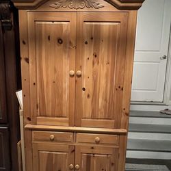 Broyhill Entertainment Armoire Storage Cabinet,
