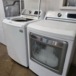 SET  LG  WASHER AND DRYER ELECTRIC