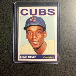 Ernie Banks, Cubs,  ‘53 Season Baseball Card