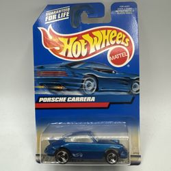 2000 Hot Wheels Porsche Carrera  #146 Blue New