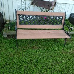 ornate antique bench