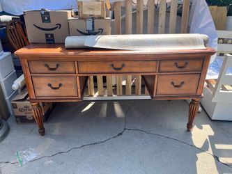 Real wood desk
