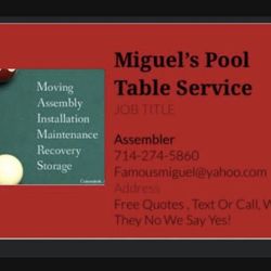 Pool Tables 