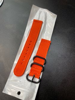Orange NATO Nylon Watch Strap 20mm