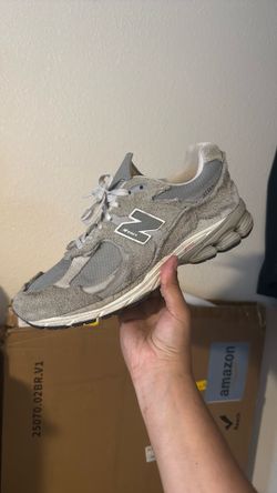 New Balance 2002R Protection Pack Rain Cloud Men's Gray Suede Mesh Sneakers