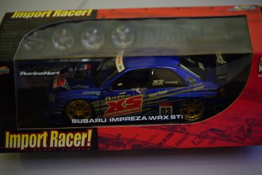 subaru impreza wrx sti diecast car 1:18 new in box