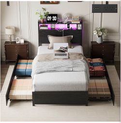Twin Bed and extras