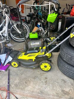 Ryobi 16 inch battery lawnmower