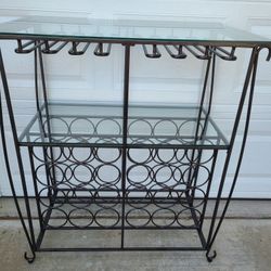 Wine Rack Table Swrver
