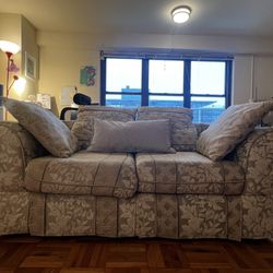 Love Seat + Couch + Cushions