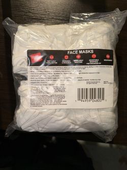 Hanes Face Mask (100ct)*description