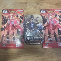 One Piece Heroines Packs And Sabo Tin