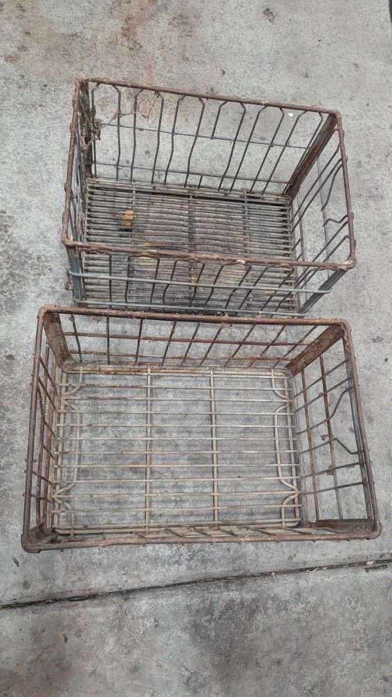 Vintage Milk Crates