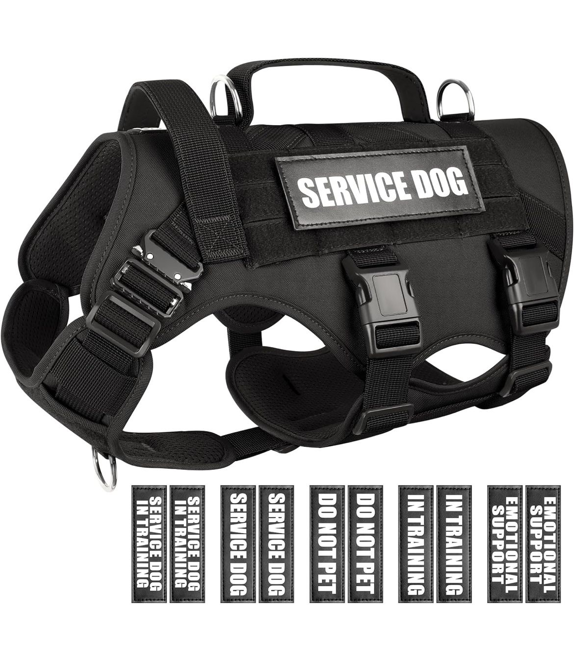 WINSEE Service Dog Vest Harness for Large Dog