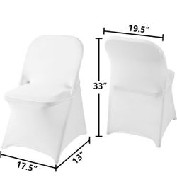 Spandex White Chair Cover 20 Pcs  New Party Decor 