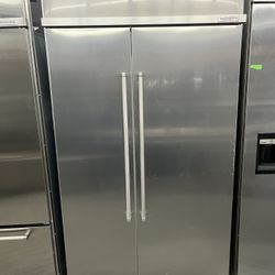 KitchenAid 48” Side By Side Built In Refrigerator 
