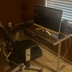 Computer Desk and Chair For College Or home 