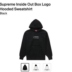 Supreme Inside Out Logo Hooded Sweatshirt for Sale in Los