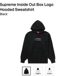 Supreme Inside Out Logo Hooded Sweatshirt for Sale in Los