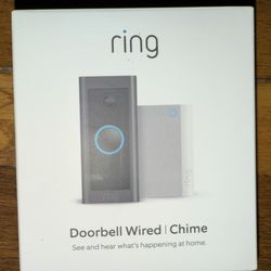 Ring Video Doorbell With Chime