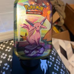 Pokemon: Espeon Tin Empty No Coin Or Card