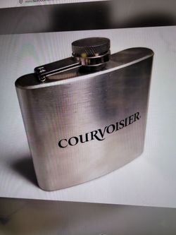 Courvoisier Flask Stainless Steel