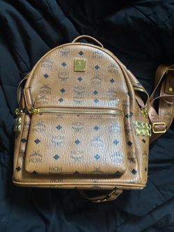 Brown MCM backpack