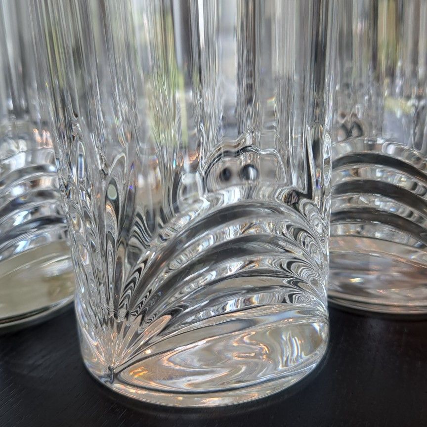 6 Vintage Italian Royal Crystal Rock