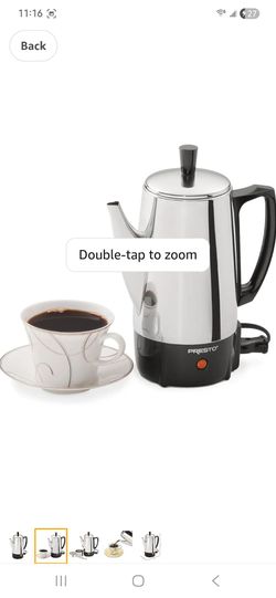 Presto 02822 6-Cup Stainless-Steel Coffee Percolator