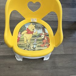 Plastic Winnie The Pooh Toddler/kid Chair