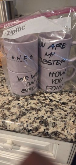 Friends Tv Show purple coffee mugs