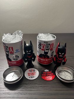 EXCLUSIVE LIMITED EDITION CHASE BUNDLE GLOW IN DARK Batman Beyond Funko Soda DC Comics Gitd Terry LE