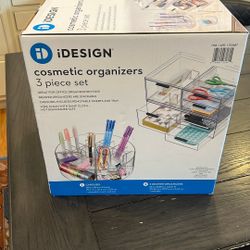 I Design 3 Piece Cosmetic Organizer