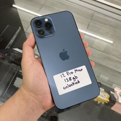 Like New iPhone 12 Pro Max Unlocked, Cash Or $50 Down 
