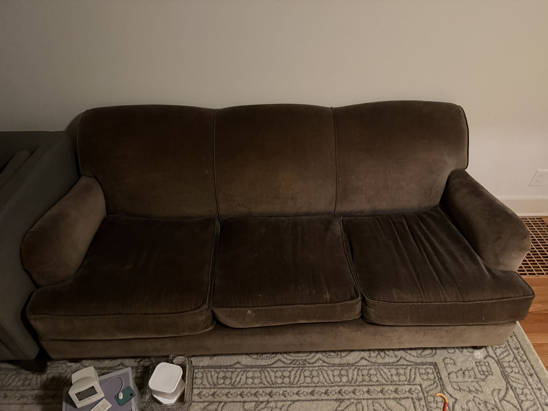 Couch, Chair And Ottoman- Crate And Barrel