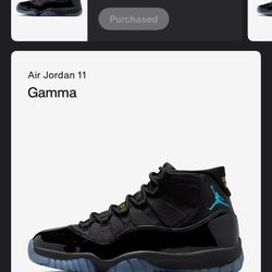 Jordan 11 Gamma 