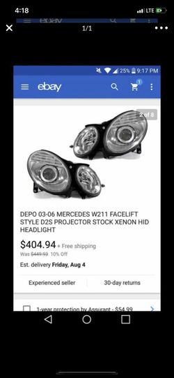 2003-2008 Benz headlight brand new