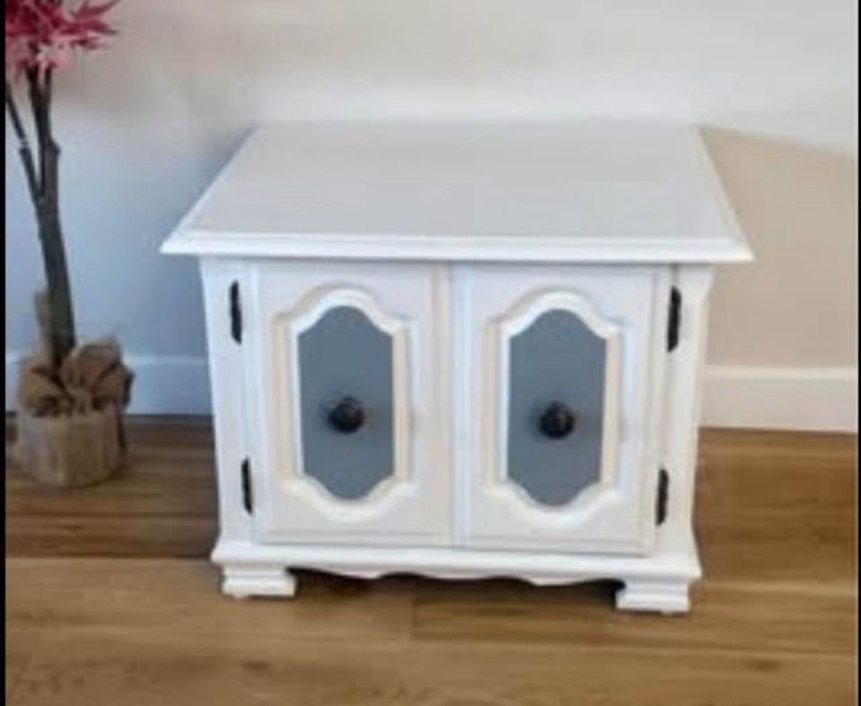 Vintage  Solid Wood Accent Cabinet 