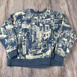 New York Print Sweater
