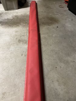 We Sell Mats 9' Folding Floor Balance Beam, Red