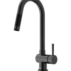 Vigo Gramercy Pull-Down Kitchen Faucet Black VGO2008MB