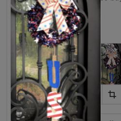 Fourth Of July Decoration / Red White And Blue