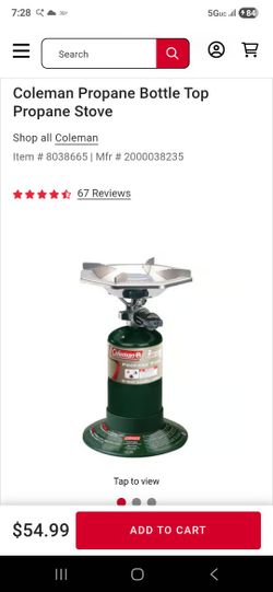 Coleman Propane Bottle Top Stove