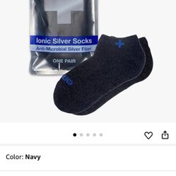 4 New Pairs Of Antibacterial & Anti- Microbial Socks 