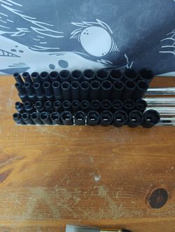 Icon standard and deep impact sockets 50pc set