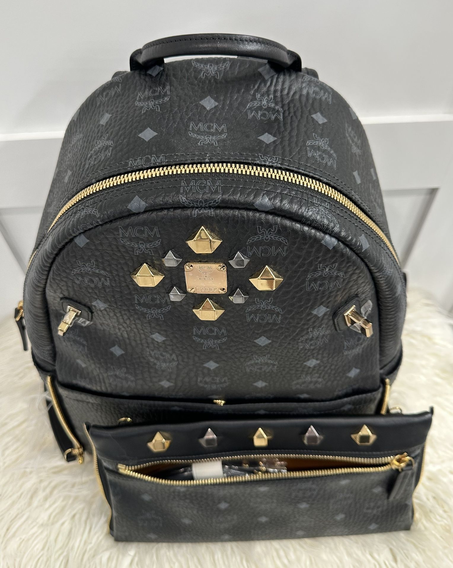 MCM Dual Stark Backpack Authentic